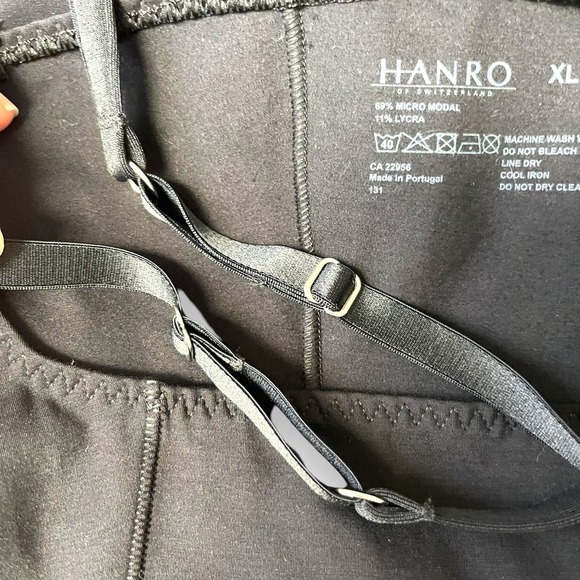 Hanro Shapewear Dress Womens XL Black Body Shaping Slip Micro Fiber Bustless - Picture 9 of 9